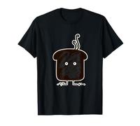 Burnt Toast Smoke Crumbs Ashes Bread Burned Toasted T-Shirt