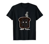 Burnt Toast Smoke Crumbs Ashes Bread Burned Toasted T-Shirt
