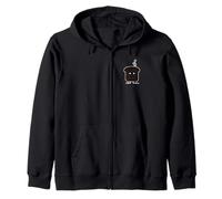 Burnt Toast smoke crumbs ashes bread burned toasted Zip Hoodie