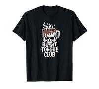 Burnt Tongue Club Hot Chocolate Tee, Funny Cocoa Lover T-Shirt