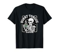 Burnt Tongue Club Hot Drink Tee, Funny Sarcastic Vibe T-Shirt