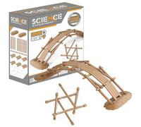 Buroku - 2-in-1 Engineering Game | Da Vinci Bridge and Tensegrity Structure | STEM Game for Children and Adults | Easy Assembly without Tools | Develops Skills | Logic and Coordination