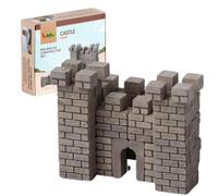 Buroku - 85 Piece Medieval Building Kit | Realistic Castle | Stone Bricks | Encourages Stem Learning & Motor Skills | For Kids & Adults | Glue Included
