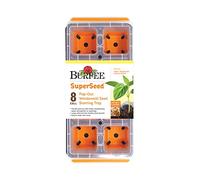 Burpee SuperSeed Windowsill Seed Starting Tray| 8 XL Cell| Reusable & Dishwasher Safe| for Vegetable, Flower & Herb Seeds| Window Garden Seed Starter Kit| Green