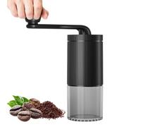 Burr Coffee Grinder Manual Adjustable Settings Clear Portable Mill