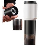 Burr Coffee Mill - Rechargeable Coffee Crusher, Compact Coffee Bean Grinder | USB Charging portHandheld Coffee Grinding Machine, Travel-Friendly espreso & Drip Coffee Maker for Home, ofice & Camping