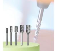 Burr Head Drill Bit Crafted from Carbide with a 6mm Shank, for Complex Cuts (6mm)