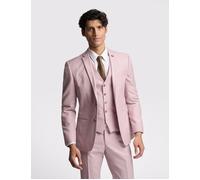 Burra Slim Fit Rose Sharkskin Suit Jacket Ted Baker Pink 50R