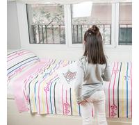 Burrito Blanco | Barbie™ Bedding Set | 90 cm Bed | Unique Design 002 | Multicolor Color | 100% Cotton