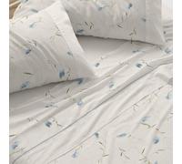 Burrito Blanco Bed Sheet Set 50% Cotton 50% Polyester Bed 150-160 Blue