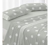 Burrito Blanco | Cotton Bedding Set | 135 cm Bed Design 627 | Mint Color (135 x 190/200 cm.)