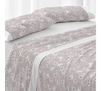 Burrito Blanco | Cotton Bedding Set | 90 cm Bed Design 637 | Nude Color (90x190/200 cm.)