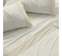 Burrito Blanco | Cotton Bedding Set | 90 cm Bed Design 640 | Wheat Color (90 x 190/200 cm.)