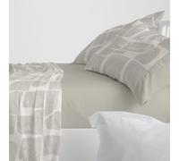 Burrito Blanco | Cotton Bedding Set | Bed 105 cm Design 630 | Laurel Color (105 x 190/200 cm.)