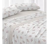 Burrito Blanco | Cotton Bedding Set | Bed 150 to 160 cm (+Available Measurements) | Design 632 | Beige (150-160x190/200 cm.)
