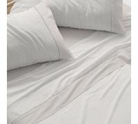 Burrito Blanco | Cotton Bedding Set | Bed 200 cm Design 640 | Color Greige (200x200 cm.)