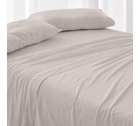 Burrito Blanco | Cotton Flannel Sheets | 180 cm Bed Design 577 | Sand Color (180x190/200 cm.)