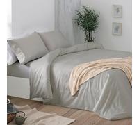 Burrito Blanco Cotton Sateen Cotton Duvet Covers 300 Thread Count, 405 Grey