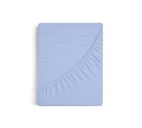 Burrito Blanco | Fitted Sheet | Bed 150 cm 100% Cotton | Design A8 | Blue (105 x 190/200 cm.)