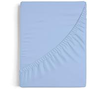 Burrito Blanco | Fitted Sheets 200 x 190/200 cm | Bed 200 cm 100% Cotton Fabric | Design A8 Blue