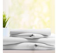 Burrito Blanco G12 Top Sheet | 100% Cotton - Breathable | Large Sheet 120 cm | Double Bed | White