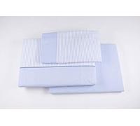 BURRITO BLANCO Premium Flannel Sheets 546 Blue