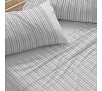 Burrito Blanco Sheet Set, Cotton, Grey, Ancho de 105