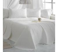 Burrito Blanco | Summer Quilt | Bed 135 cm (+Available Measurements) | Design 164 | White (135 x 190/200 cm.)