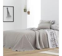 Burrito Blanco Summer Quilt, Polyester, Grey, Ancho de 180 a 200 cm