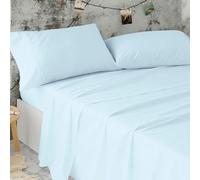 BURRITO BLANCO T1201 Blue T12 Blend Cotton Duvet Cover Set 80 cm Wide
