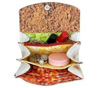 Burrito Coin Purse - Novelty Tortilla Wrap Wallet, Funny Card Holder with Circular Slim Design, Organizes Cash Keys, Ideal for Festival Music Concerts