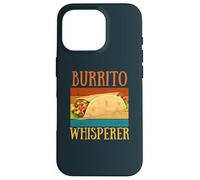 Burrito Whisperer Funny Retro Vintage Mexican Food Lover Case for iPhone 16 Pro