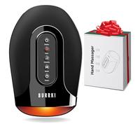 Burrki Hand Massager for Arthritis and Carpal Tunnel Relief, Cordless Hand Massager with Heat & Targeted Palm Kneading Rollers Massage, Christmas Gifts for Women Men Mom Dad