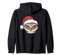 Burrowing Owl Christmas Ugly Xmas Sweater Zip Hoodie