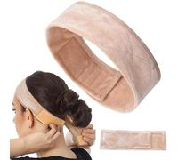 BURRSJ Wig Grip Band - Velvet Non Slip Headband for Wigs | Adjustable Invisible Gripper Prevents Slipping, Secure All Day Comfort for Human Hair & Synthetic Wigs (Beige)