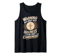 Burst Into Holiness Wafer Catholic Eucharist Holy Communion Tank Top