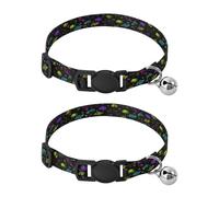 BURSTDDY Cartoon Planet (3) Dog Collar,Adjustable Soft Pet Collar with Quick Release Buckle for for Small Medium Cats and Dogs