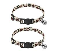 BURSTDDY Cartoon Record Dog Collar,Adjustable Soft Pet Collar with Quick Release Buckle for for Small Medium Cats and Dogs