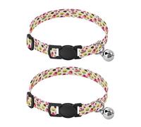 BURSTDDY Delicious Cake Dog Collar,Adjustable Soft Pet Collar with Quick Release Buckle for for Small Medium Cats and Dogs