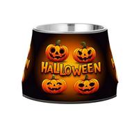 BURSTDDY Dog Bowls,Happy Halloween Stainless Steel Dog & Cat Bowls Food and Water Bowl Removable Non-Slip Pet Bowl for Small Medium Large Dogs