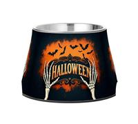 BURSTDDY Dog Bowls,Happy Halloween Stainless Steel Dog & Cat Bowls Food and Water Bowl Removable Non-Slip Pet Bowl for Small Medium Large Dogs