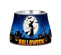 BURSTDDY Dog Bowls,Happy Halloween Stainless Steel Dog & Cat Bowls Food and Water Bowl Removable Non-Slip Pet Bowl for Small Medium Large Dogs