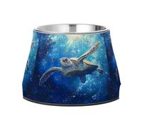 BURSTDDY Dog Bowls,Sea Turtle Stainless Steel Dog & Cat Bowls Food and Water Bowl Removable Non-Slip Pet Bowl for Small Medium Large Dogs
