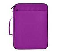 BURSTDDY Expandable Filing Folder 3 Ring Binder Bag,Solid Color Binder Organiser with 6-Tier Expandable File Divider and Removable 3-Ring Binder for Home Office School