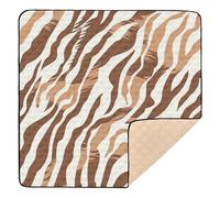 BURSTDDY Leopard Print Baby Play Mats for Floor,50x50in Playpen Mat Non-Slip & Machine Washable Activity Playmat for Babies, Toddlers & Infants