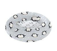 BURSTDDY Round Cat Bed and Dog Bed,13in Cartoon Penguin Washable Non-Slip Soft Pet Bed for Indoor Small Medium Dogs and Cats