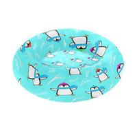 BURSTDDY Round Cat Bed and Dog Bed,15.7in Cartoon Penguin (2) Washable Non-Slip Soft Pet Bed for Indoor Small Medium Dogs and Cats