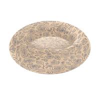 BURSTDDY Round Cat Bed and Dog Bed,15.7in Sketch Rose Washable Non-Slip Soft Pet Bed for Indoor Small Medium Dogs and Cats