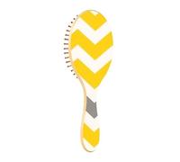 BURSTDDY Wave Stripes Wooden Hair Brush,Massage Scalp Hairbrush for Women Men and Kids, for All Hair Types