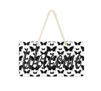 BURSTDDY Welcome Sign for Front Door,1 Black Butterfly Wall Hanging Outdoor Home Front Door Decor for Outdoor Farmhouse Holiday Halloween Christmas 6 X 11 inch